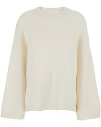 Soft Goat - Maglione Girocollo Con Spalle Scese Lavorato A Maglia - Lyst