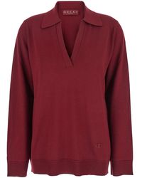 Gucci - Extra Fine Wool Polo Top - Lyst