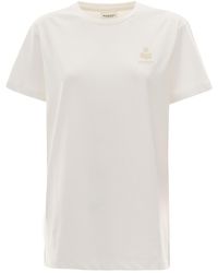 Isabel Marant - Isabel Marant Etoile Aby Regular Fit T-Shirt - Lyst