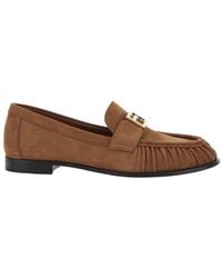 Fendi - Loafers With Ff Plaque On The Front - Lyst