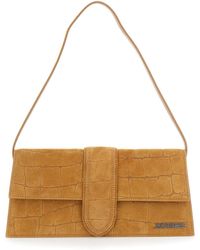 Jacquemus - Borsa A Spalla 'Le Bambino' Con Logo Lettering Sul Fronte E - Lyst