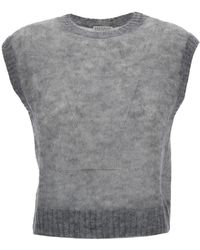 Brunello Cucinelli - Vest With Ribbed Trim - Lyst