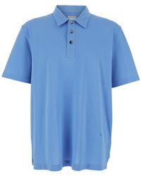 Bottega Veneta - Polo Con Colletto Classico E Dettaglio Ricamo Logo Sul - Lyst