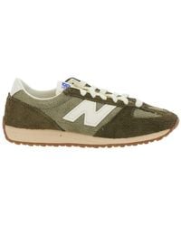 New Balance - Low Top Sneakers With Logo Patch - Lyst
