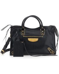 Balenciaga - 'Le City Uptown' Handbag With Adjustable And Removabl - Lyst