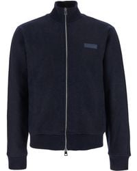 Givenchy - Jacket With High Neck And Logo Patch On The Front - Lyst