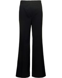 Stella McCartney - Flare Pants With Concealed Closure - Lyst