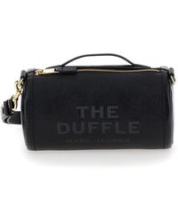 Marc Jacobs - 'The Duffle' Shoulder Bag With Logo Lettering - Lyst