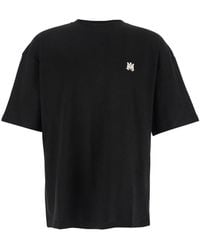 Amiri - Crewneck T-Shirt With Logo Embroidery On The Front - Lyst