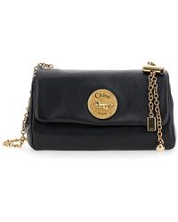 Chloé - 'Heritage' Crossbody Bag With Chain-Link Shoulder Strap An - Lyst