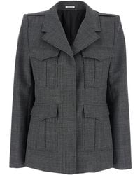 McQueen - Wool Jacket - Lyst