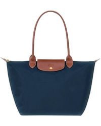 Longchamp - 'Le Pliage Original' Shoulder Bag With Embossed Logo - Lyst