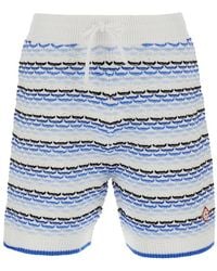 CASABLANCA - And Shorts With Braided Motif And Logo On The Front - Lyst