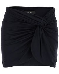 FEDERICA TOSI - Wrinkled Mini Skirt - Lyst
