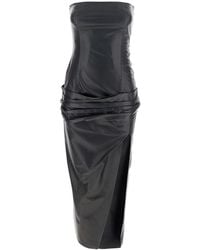 The Attico - Sleeveless Off-Shoulder Midi Dress - Lyst