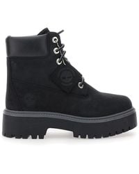 Timberland - Water-Proof Boots With Logo Plate - Lyst