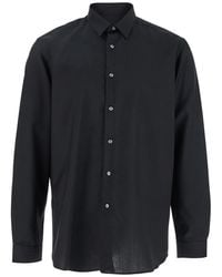 Low Brand - Camicia Con Colletto Classico E Chiusura Con Bottoni - Lyst