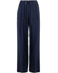Semicouture - Pantaloni 'Jhonny' Con Dettagli Plissettati E Vita Elastic - Lyst