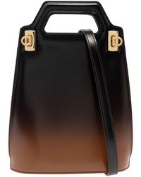 Ferragamo - 'Wanda' Mini And Handbag With Airbrushing - Lyst