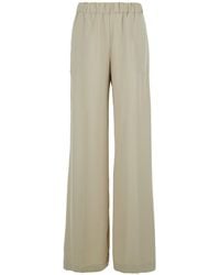 P.A.R.O.S.H. - Elasticized Waist Tech Fabric Pants - Lyst
