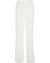 Le Plain - Pants With Rear Elastic Waist And Wide Leg - Lyst