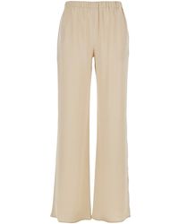Antonelli - Pantalone 'Rapolano' Con Vita Elasticizzata E Gamba Ampia In - Lyst