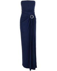 Jonathan Simkhai - Strapless Long Dress With Ring Embellishment - Lyst