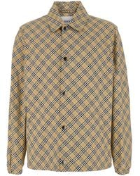 Burberry - 'Slindon' Jacket With Classic Collar And All-Over Check Motif - Lyst