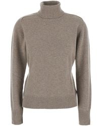 P.A.R.O.S.H. - P.A.R.O..H. Sweater High-Neck Wool Tops - Lyst