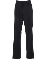 Balenciaga - Flat Front Pants - Lyst