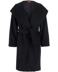 Max Mara - 'Newmang' Coat With Wide Lapels - Lyst