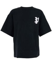 Purple Brand - Crewneck T-Shirt With Logo On Front And Rear - Lyst