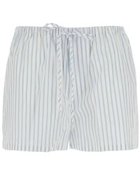 DUNST - Shorts With Elasticated Waist And Drawstring And All - Lyst