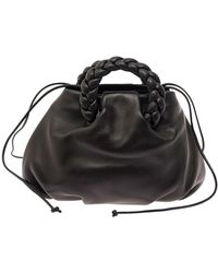 Hereu - 'Bombon' Handbag With Braided Handles - Lyst