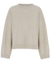 Loulou de Saison - 'Tristan' Sweater With Round Neck And Dropped S - Lyst