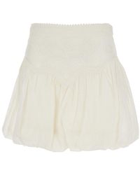 Twinset - Dress 'Embroidery' With Ramie Embroidery For - Lyst