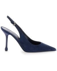 Le Plain - Pointed Toe Pumps With Adjustable Strap - Lyst