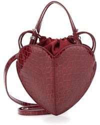 ROTATE BIRGER CHRISTENSEN - Handbag With Heart Silhouette And Adjustable Shoulder Strap - Lyst