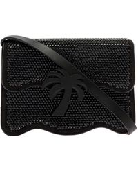 Palm Angels - Palm Shoulder Bag With All-Over Crystal Embellishment - Lyst
