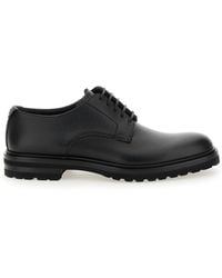 Dolce & Gabbana - Scarpe Derby Stringate 'Altavilla' Con Logo Dg - Lyst
