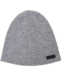 Saint Laurent - Grye Beanie With Logo Patch - Lyst