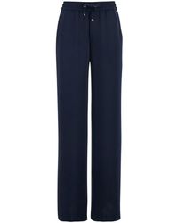 Herno - Pants With Drawstring Elastic Waist And Logo Plaque On The Drawstring - Lyst