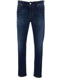 PT Torino - Jeans With Logo Patch On The Rear And Belt Loops - Lyst