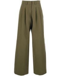 PT Torino - Wide-Leg Pants With Front Pleats - Lyst