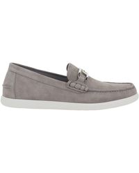 Fendi - Mocassini Con Fibbia Metallica Ff E Suola A Contrasto - Lyst