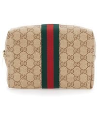 Gucci - Pochette Con Motivo Gg All-Over E Dettaglio Web - Lyst
