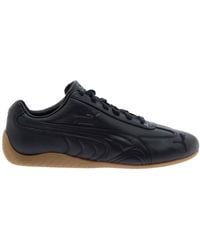PUMA - 'Speedcat' Low Top Sneakers With Embossed Logo On The Tongue And Contrasting Sole - Lyst