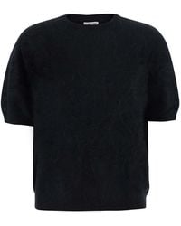 Soft Goat - Turtleneck Brushed Short Sleeves With Short Sleeves And Roun - Lyst