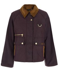Barbour - Cottingham Quilted Cotton Jacket With Logo Lettering - Lyst