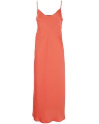 Plain - Dress With Thin Straps - Lyst